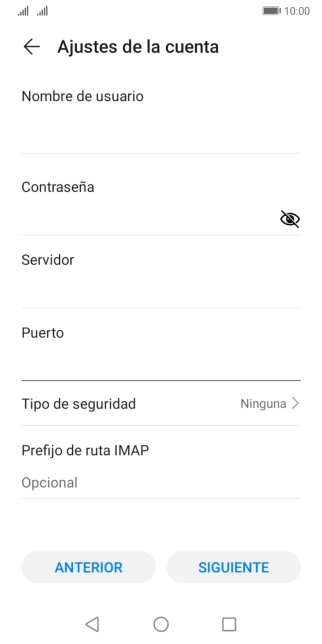 Pulsa Tipo de seguridad. Pulsa Tipo de seguridad.