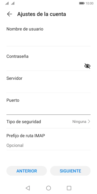 Pulsa Tipo de seguridad. Pulsa Tipo de seguridad.