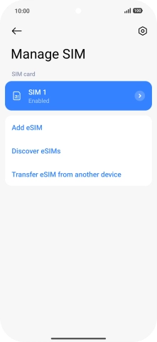 Press Add eSIM. Press Add eSIM.