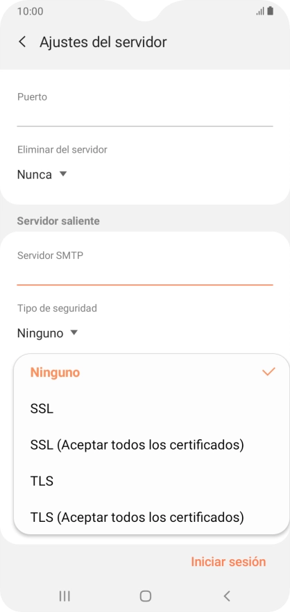 Pulsa Ninguno para desactivar la función. Pulsa Ninguno para desactivar la función.