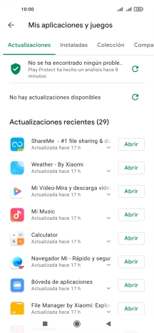 Pulsa Instaladas.