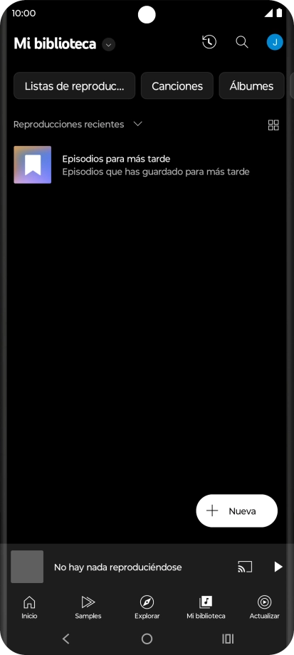 Pulsa la lista desplegable. Pulsa la lista desplegable.