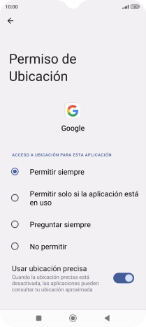 Pulsa el ajuste deseado. Pulsa el ajuste deseado.