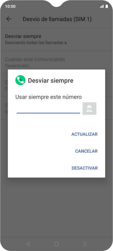 Pulsa DESACTIVAR. Pulsa DESACTIVAR.