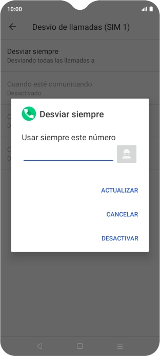 Pulsa DESACTIVAR. Pulsa DESACTIVAR.