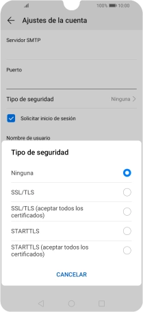 Pulsa Ninguna para desactivar la función. Pulsa Ninguna para desactivar la función.