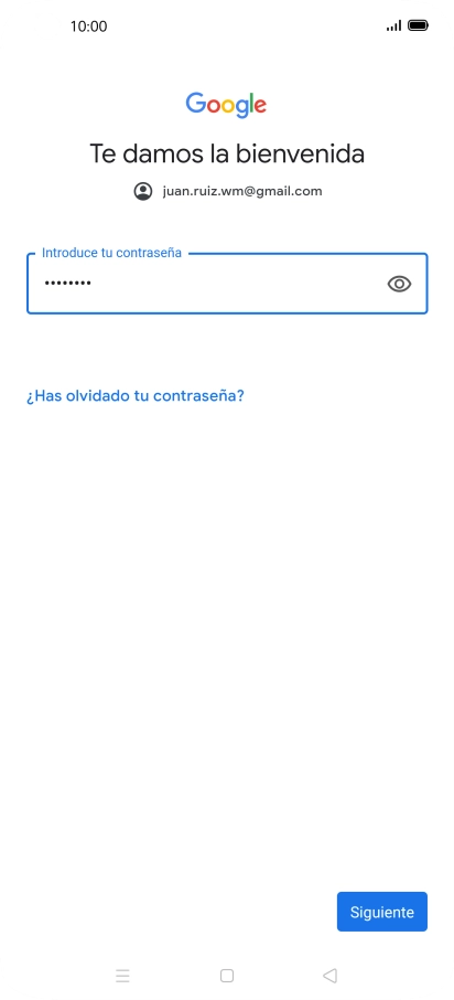 Pulsa Siguiente.