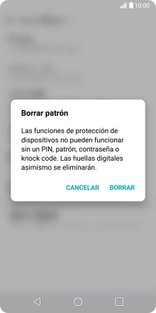 Pulsa BORRAR. Pulsa BORRAR.