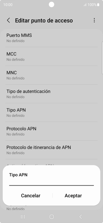 Introduce default y pulsa Aceptar. Introduce default y pulsa Aceptar.