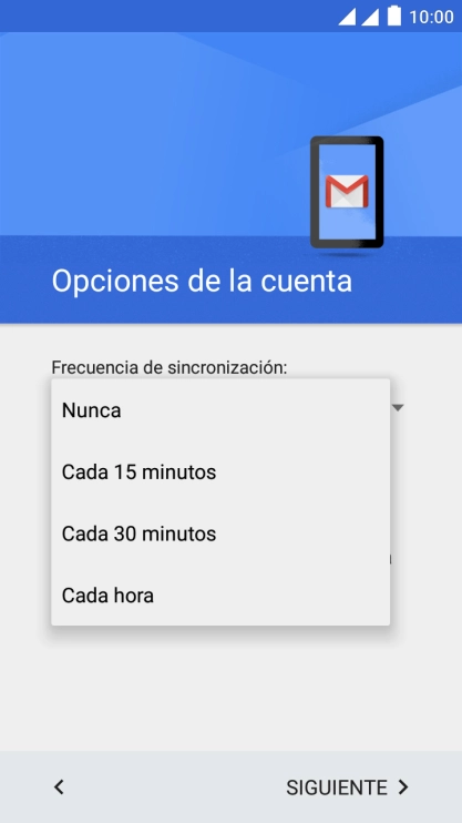 Pulsa el ajuste deseado. Pulsa el ajuste deseado.