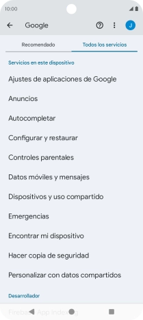 Pulsa Encontrar mi dispositivo. Pulsa Encontrar mi dispositivo.