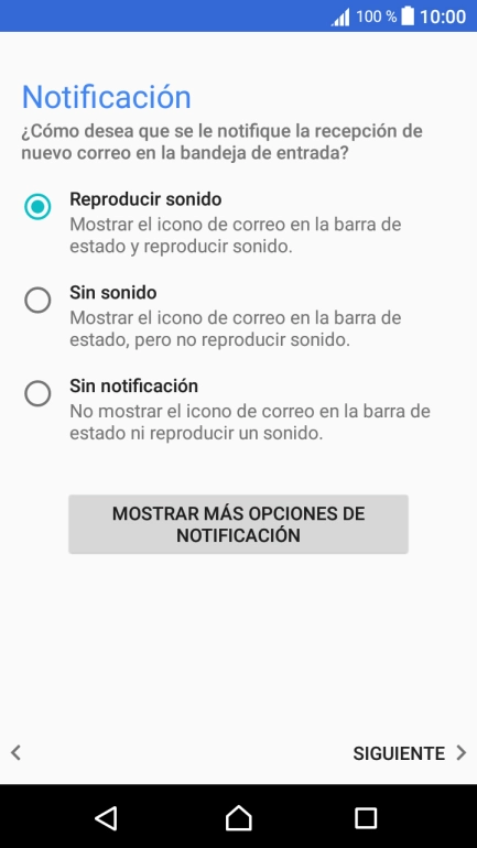 Pulsa el ajuste deseado. Pulsa el ajuste deseado.