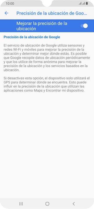 Pulsa el indicador junto a Pulsa el indicador junto a