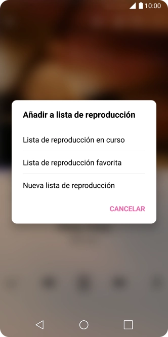 Pulsa Nueva lista de reproducción. Pulsa Nueva lista de reproducción.