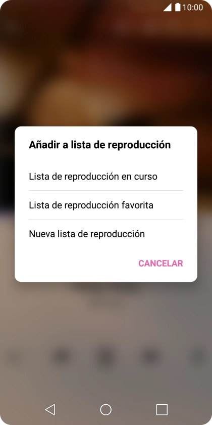 Pulsa Nueva lista de reproducción. Pulsa Nueva lista de reproducción.