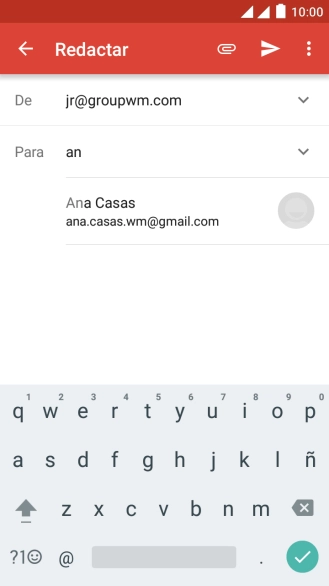 Pulsa el contacto deseado. Pulsa el contacto deseado.
