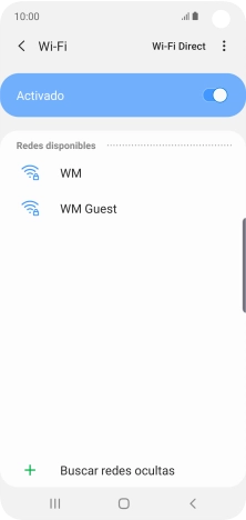 Pulsa el icono de menú.