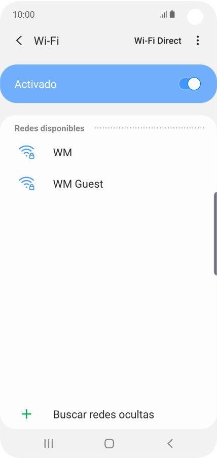 Pulsa el icono de menú.