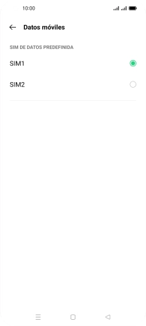 Pulsa la tarjeta SIM deseada. Pulsa la tarjeta SIM deseada.