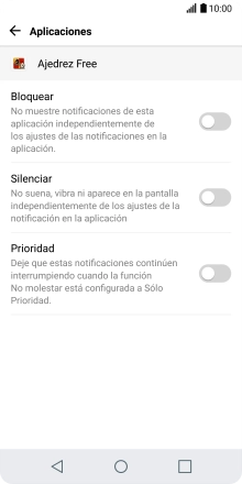 Pulsa el indicador junto a 