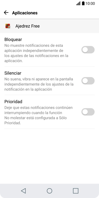 Pulsa el indicador junto a 