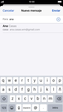 Pulsa el contacto deseado. Pulsa el contacto deseado.