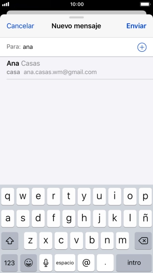 Pulsa el contacto deseado. Pulsa el contacto deseado.