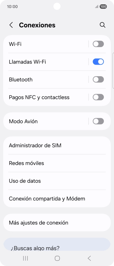 Pulsa Administrador de SIM. Pulsa Administrador de SIM.