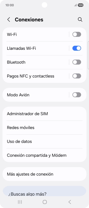 Pulsa Administrador de SIM. Pulsa Administrador de SIM.