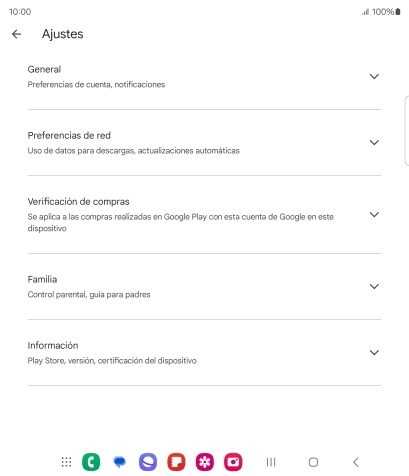 Pulsa Preferencias de red.
