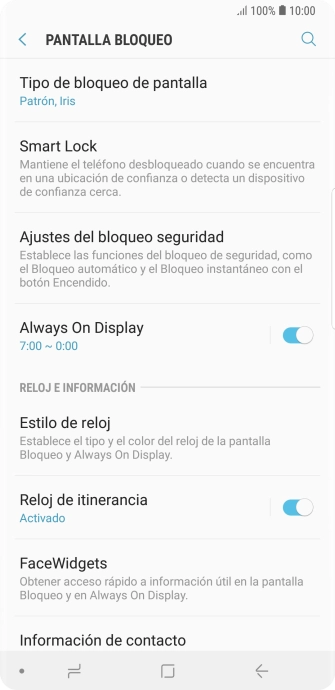 Pulsa Tipo de bloqueo de pantalla e introduce el código de seguridad extra que has creado anteriormente. Pulsa Tipo de bloqueo de pantalla e introduce el código de seguridad extra que has creado anteriormente.