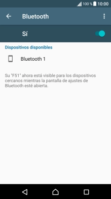 Pulsa el dispositivo Bluetooth deseado y sigue las indicaciones de la pantalla para vincular el dispositivo al teléfono. Pulsa el dispositivo Bluetooth deseado y sigue las indicaciones de la pantalla para vincular el dispositivo al teléfono.