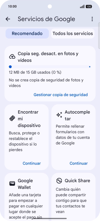Pulsa Encontrar mi dispositivo. Pulsa Encontrar mi dispositivo.