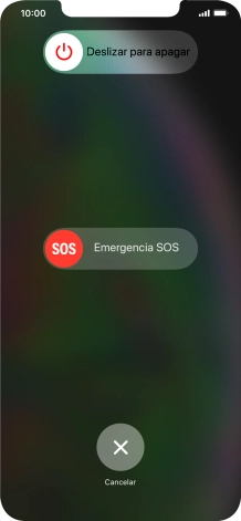 Pulsa el icono de apagar y arrástralo hacia la derecha. Pulsa el icono de apagar y arrástralo hacia la derecha.