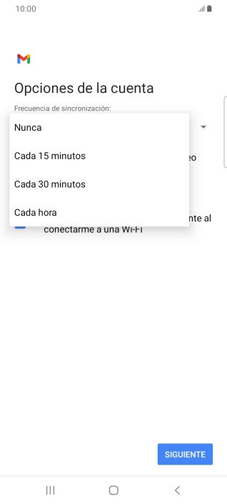 Pulsa el ajuste deseado. Pulsa el ajuste deseado.
