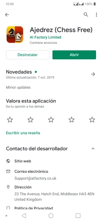 Pulsa Desinstalar.