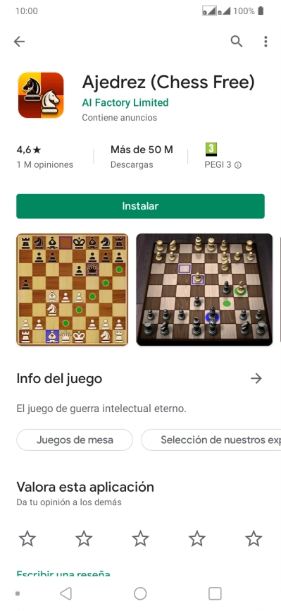 Pulsa Instalar y sigue las indicaciones de la pantalla para instalar la app. Pulsa Instalar y sigue las indicaciones de la pantalla para instalar la app.