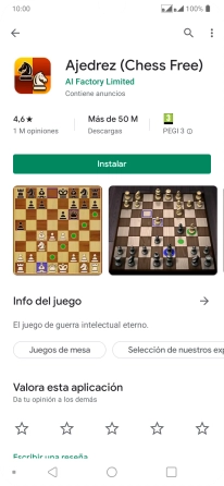 Pulsa Instalar y sigue las indicaciones de la pantalla para instalar la app. Pulsa Instalar y sigue las indicaciones de la pantalla para instalar la app.
