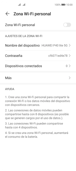 Pulsa Nombre del dispositivo. Pulsa Nombre del dispositivo.