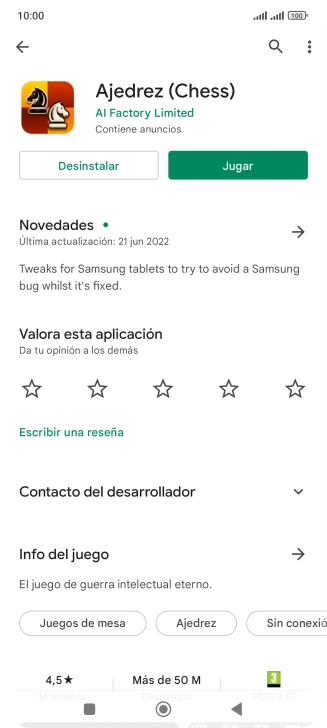 Pulsa Desinstalar. Pulsa Desinstalar.