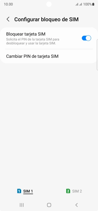 Pulsa la tarjeta SIM deseada. Pulsa la tarjeta SIM deseada.