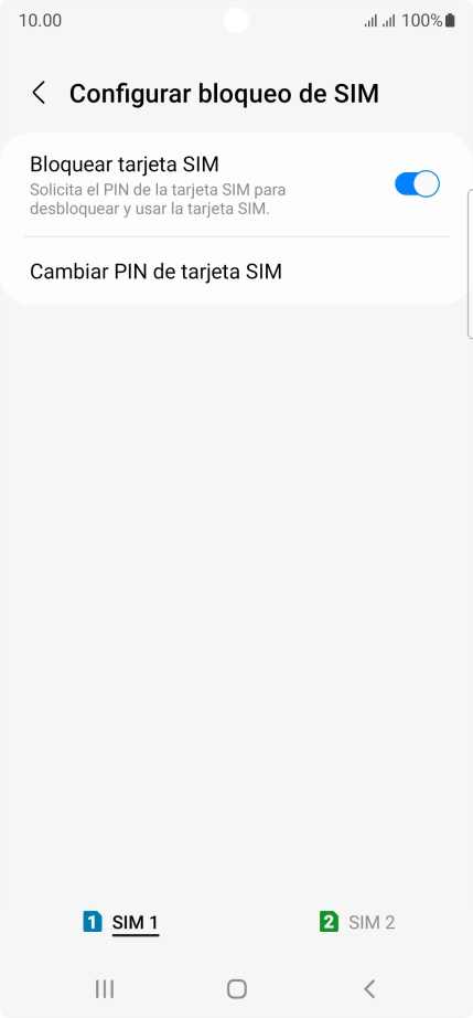 Pulsa la tarjeta SIM deseada. Pulsa la tarjeta SIM deseada.