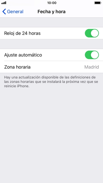 Pulsa la tecla de inicio para terminar y regresar a la pantalla de inicio. Pulsa la tecla de inicio para terminar y regresar a la pantalla de inicio.