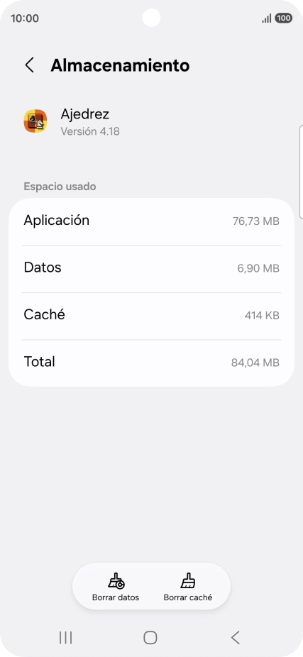 Pulsa Borrar caché. Pulsa Borrar caché.