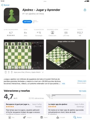 Pulsa OBTENER y sigue las indicaciones de la pantalla para instalar la app. Pulsa OBTENER y sigue las indicaciones de la pantalla para instalar la app.