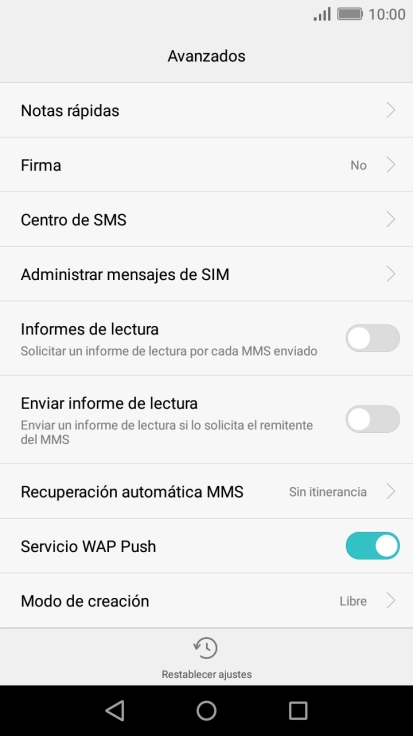 Pulsa Centro de SMS. Pulsa Centro de SMS.