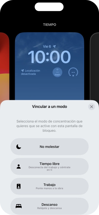 Pulsa un modo de concentración. Pulsa un modo de concentración.