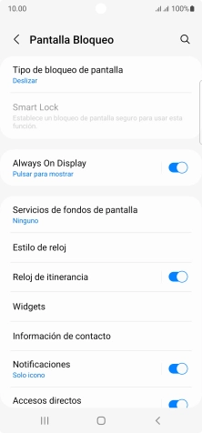 Pulsa Tipo de bloqueo de pantalla. Pulsa Tipo de bloqueo de pantalla.