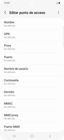 Pulsa Nombre.
