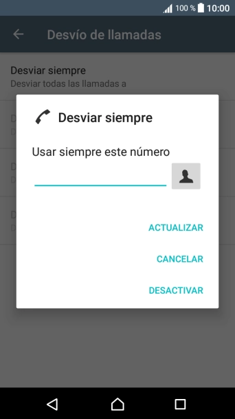 Pulsa DESACTIVAR.